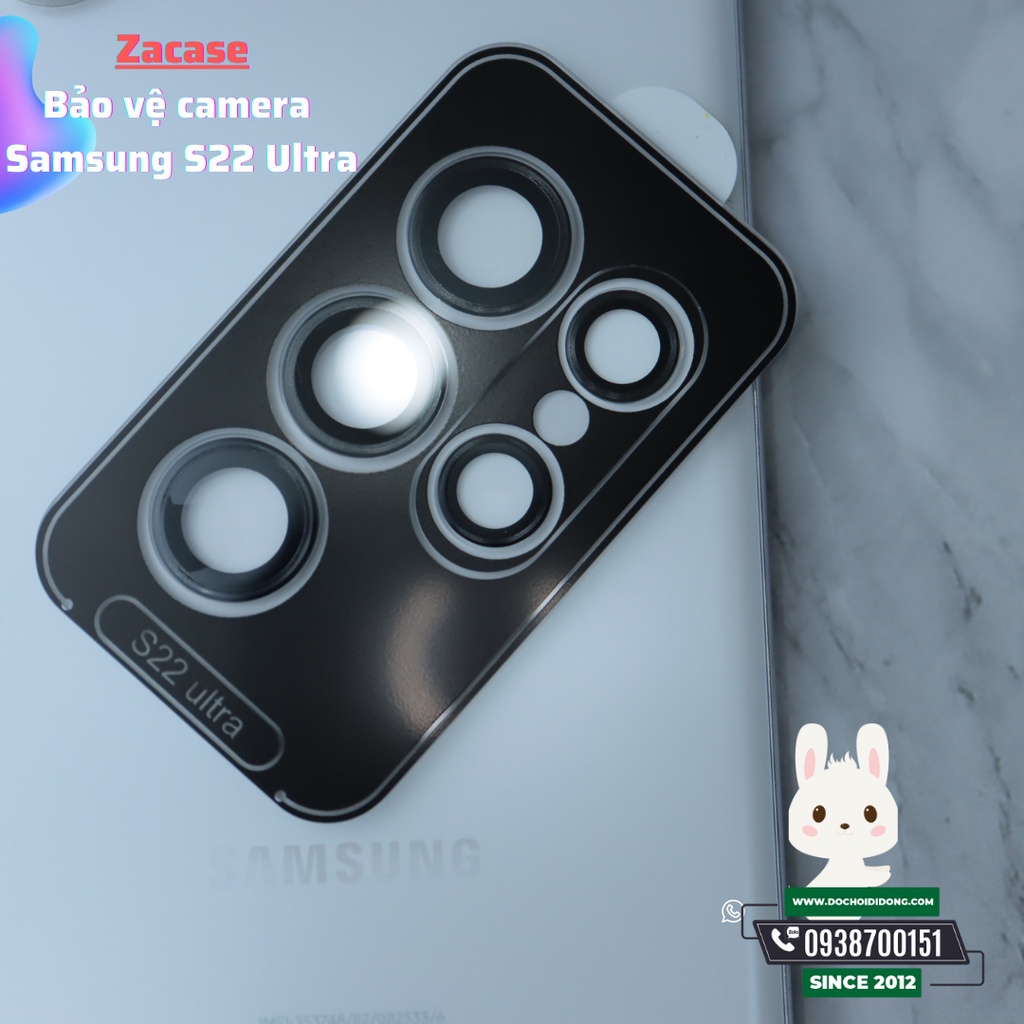 Ốp viền kính bảo vệ Camera Zacase S22 Ultra