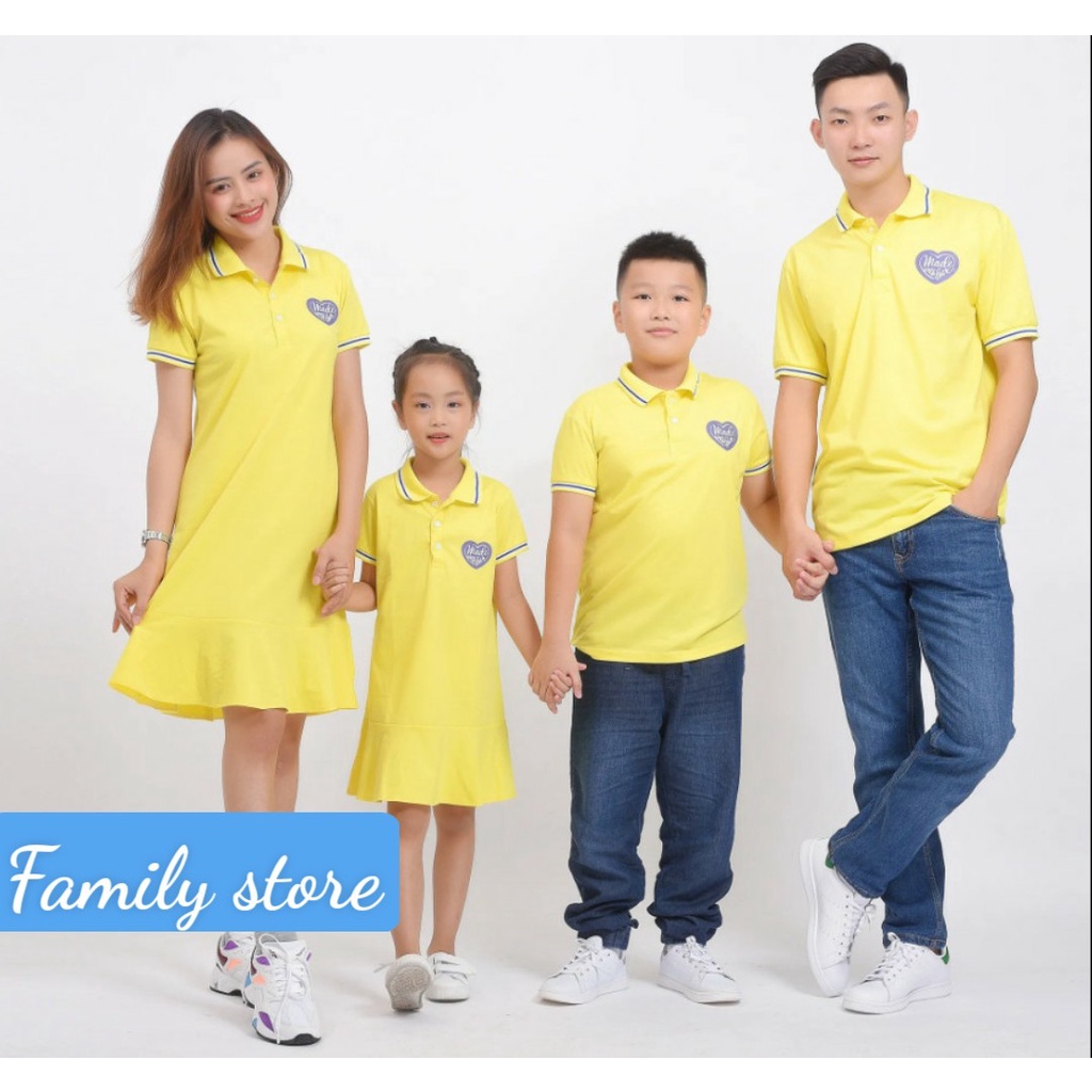 Áo váy gia đình hàng loại 1 chất đẹp. Family store