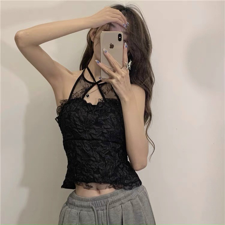 Áo bra hai dây viền ren tôn dáng, Áo lót kiểu cột dây sexxy AS1875 - NhiNhi Shop