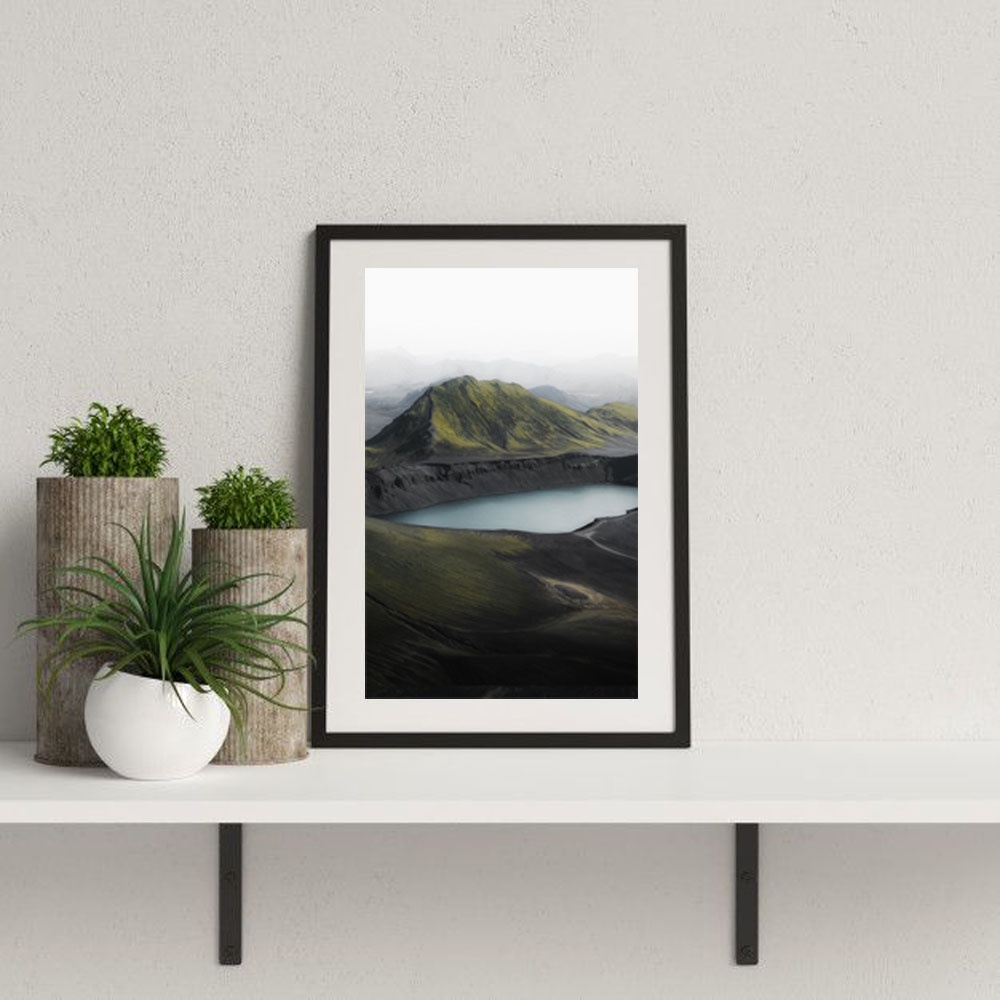 Tranh canvas trang trí kệ sách, kệ tivi khổ dọc có nhiều kích thước - Đã có khung & phụ kiện