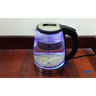 Ấm Đun Nước Siêu Tốc Thủy Tinh Matika MTK-35