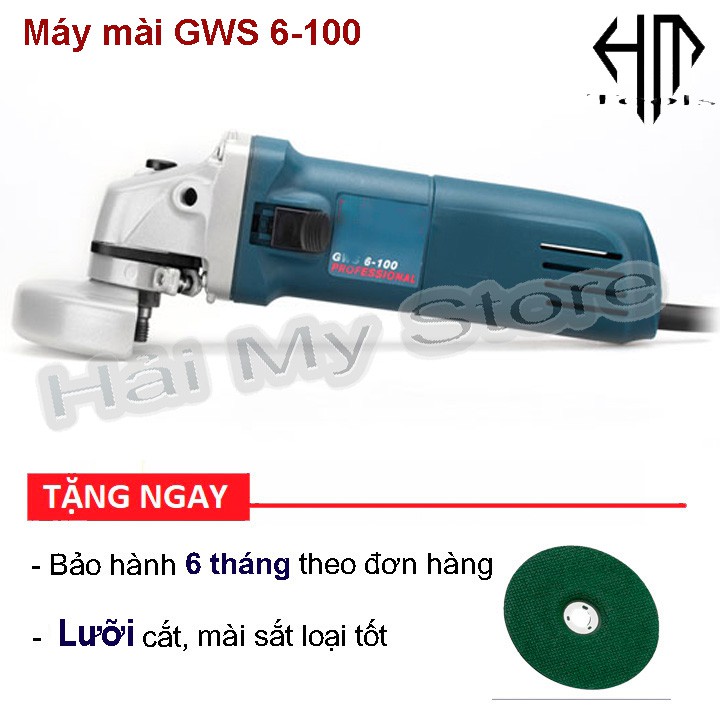 Máy Mài Bosch GWS6-100 - Dùng đá cắt 100mm - Bảo hành 6 tháng