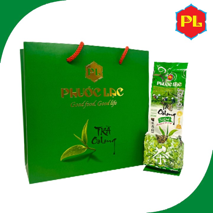 Trà ô long cao cấp (oolong) 100g Tứ Quý Phước Lạc - Trà biếu thượng hạng