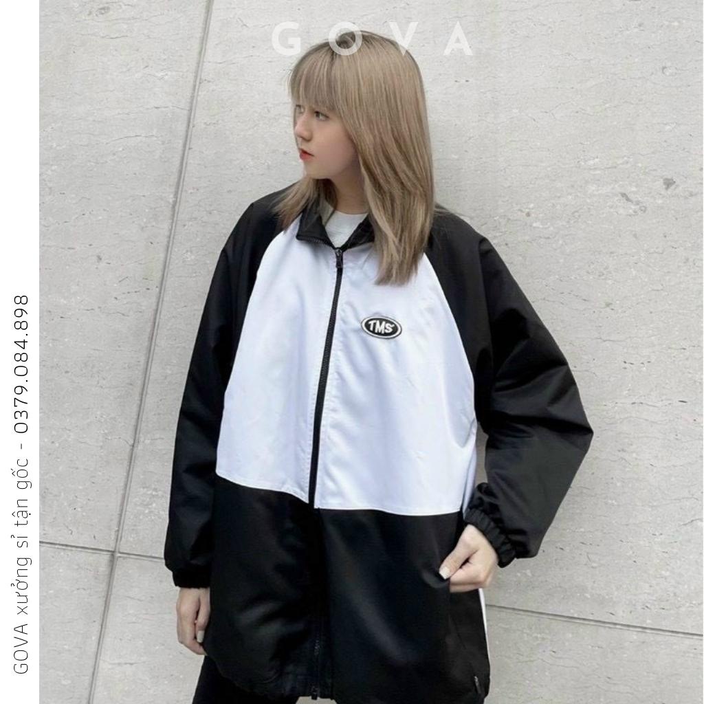 Áo khoác dù TMS MIDSIDE nam nữ form rộng Unisex 2 lớp Chống Nắng Siêu Hot ulzzang Jacket Bomber GOVA