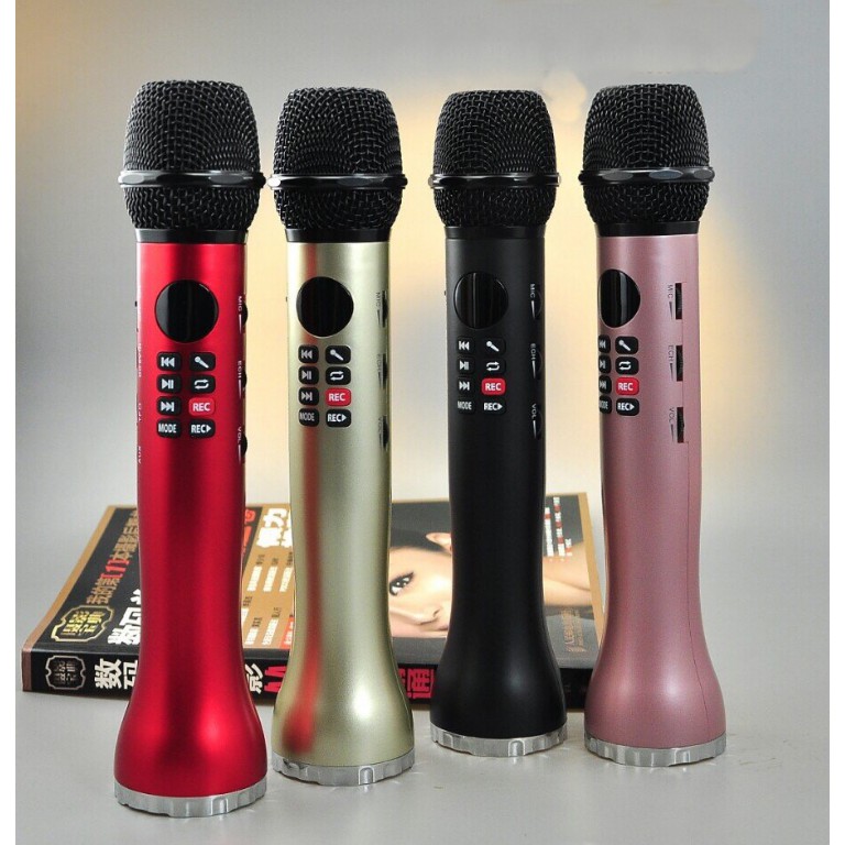 Micro Karaoke Bluetooth cao cấp thế hệ mới L-598 âm thanh chất lượng