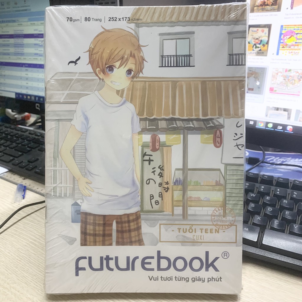 Lốc 10 vở Futurebook Tuổi Teen 80 trang DK-SV211 - Tặng GKT Campus