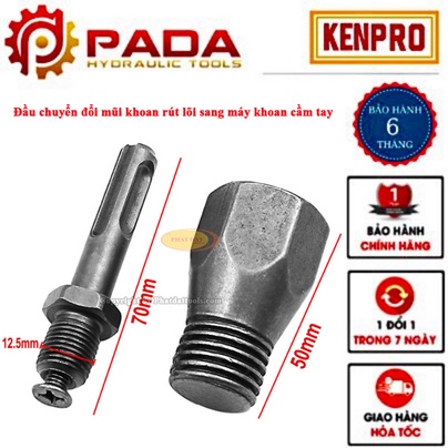 Đầu chuyển đổi mũi khoan rút lõi sang máy khoan cầm tay