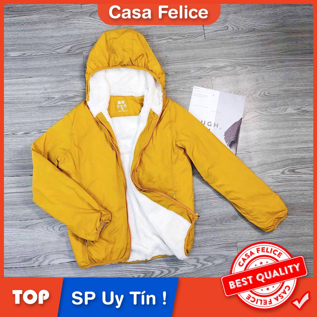 Áo Gió Nhật Bản - Chống Nước 100% Lót Lông Cừu Thật Hàng Xuất, Ấm Hơn Phao