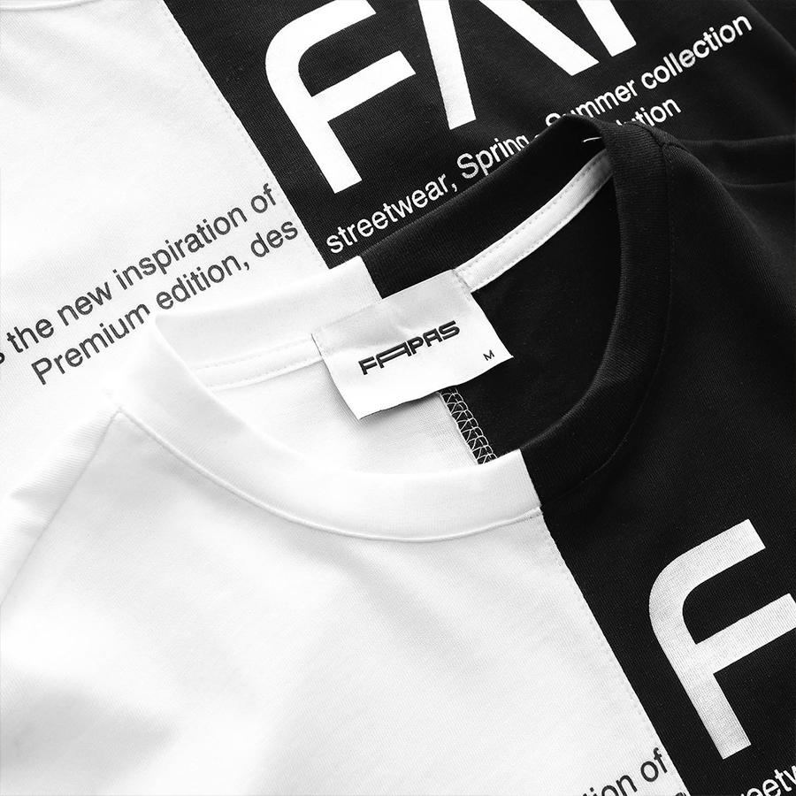 Áo Thun Nam Moty Họa Tiết Màu Đối Xứng Chất Vải Cotton Mềm Mịn Thấm Hút Tốt Form Regular - FAPAS