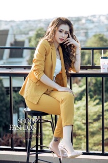 Sét áo vest 3 món(quần,áo vest,áo ống đen)
