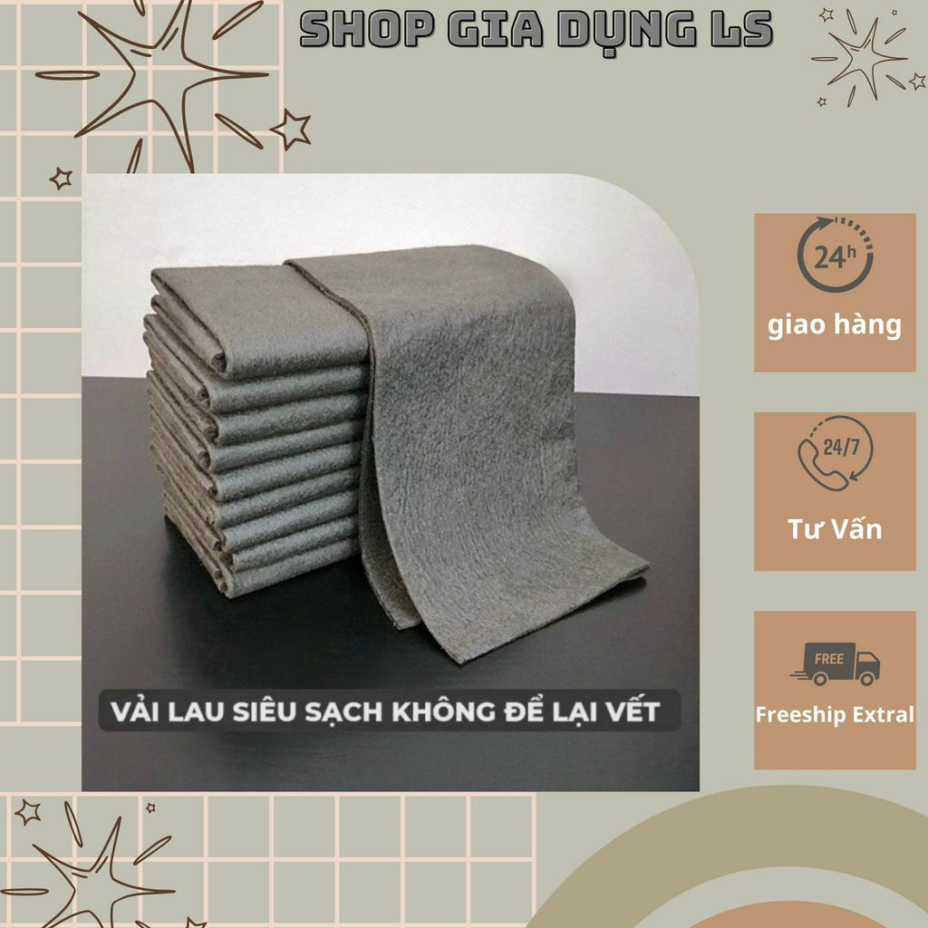 Vải Lau Siêu Sạch Không giữ lại Vết ,sử dụng đa năng thấm hút tốt