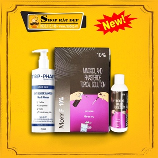 Combo Morr F10 + Dầu Gội DHT Good Hair Mọc Tóc Hói Nhanh, Ức Chế DHT