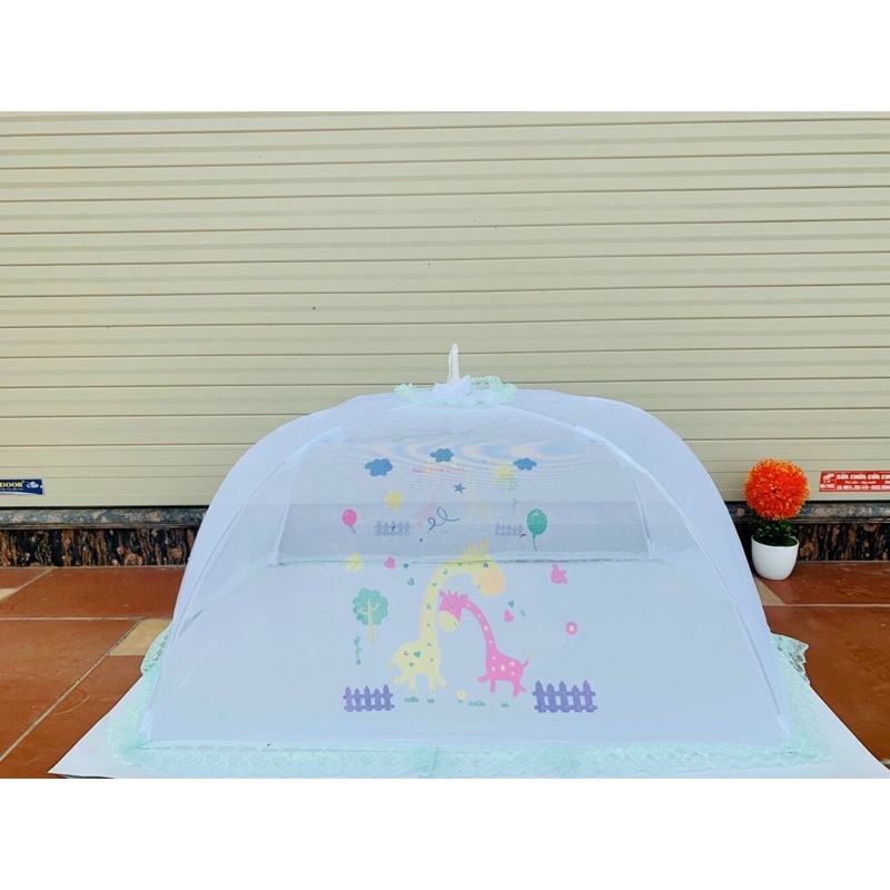 Màn chụp em bé, mùng chống muỗi cho bé made in Việt Nam khung thép bọc nhựa cao cấp cho bé đến 2 tuổi