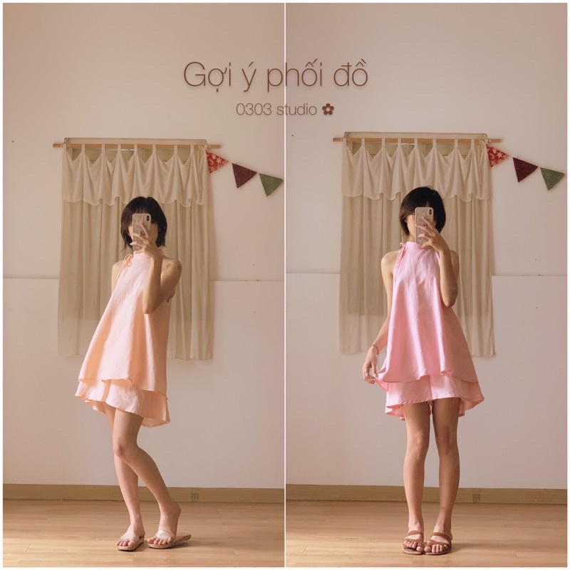 Quần đùi vải ống rộng - Bay Bay - 0303 studio