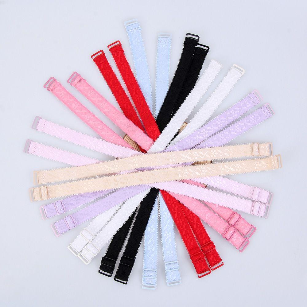 BSUNS Set 2 Cặp Dây Áo Ngực Co Giãn Thêu Họa Tiết Thời Trang Cho Nữ