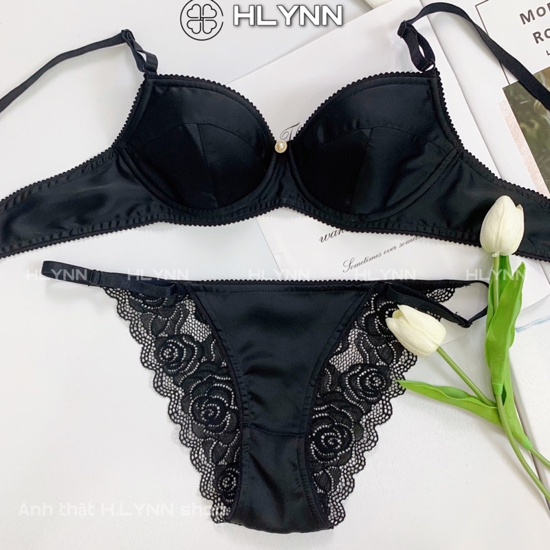 Bộ đồ lót lụa satin có gọng mút nhiều màu m150 | BigBuy360 - bigbuy360.vn