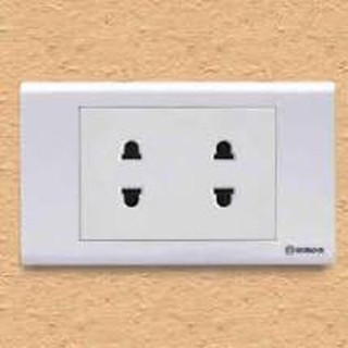 Mặt 2 ổ cắm SINO S18U2 (Ổ đôi)