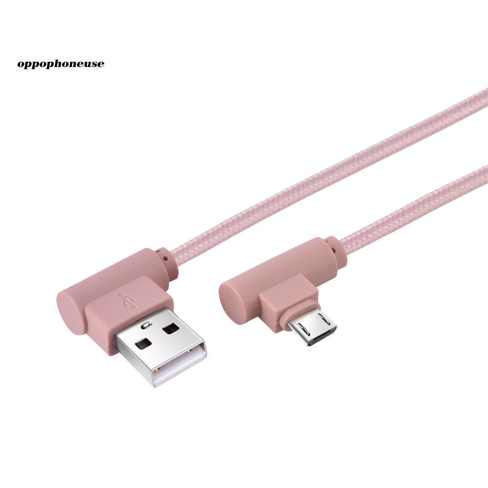 Cáp sạc Micro USB 90 độ dài 1m dùng cho điện thoại Oppo