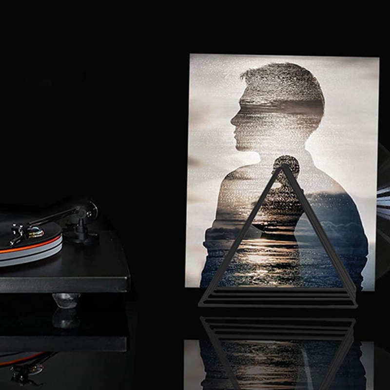 Giá đựng tạp chí/ đĩa than bằng nhựa vinyl đa năng độc đáo tiện dụng