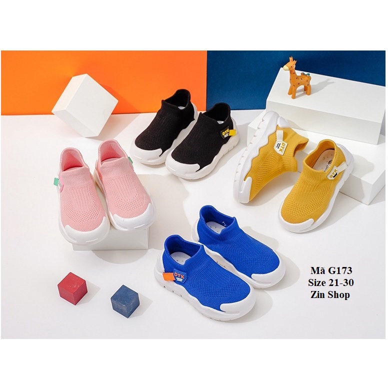 Giày Lười Chun Mềm Siêu Nhẹ Cho Bé