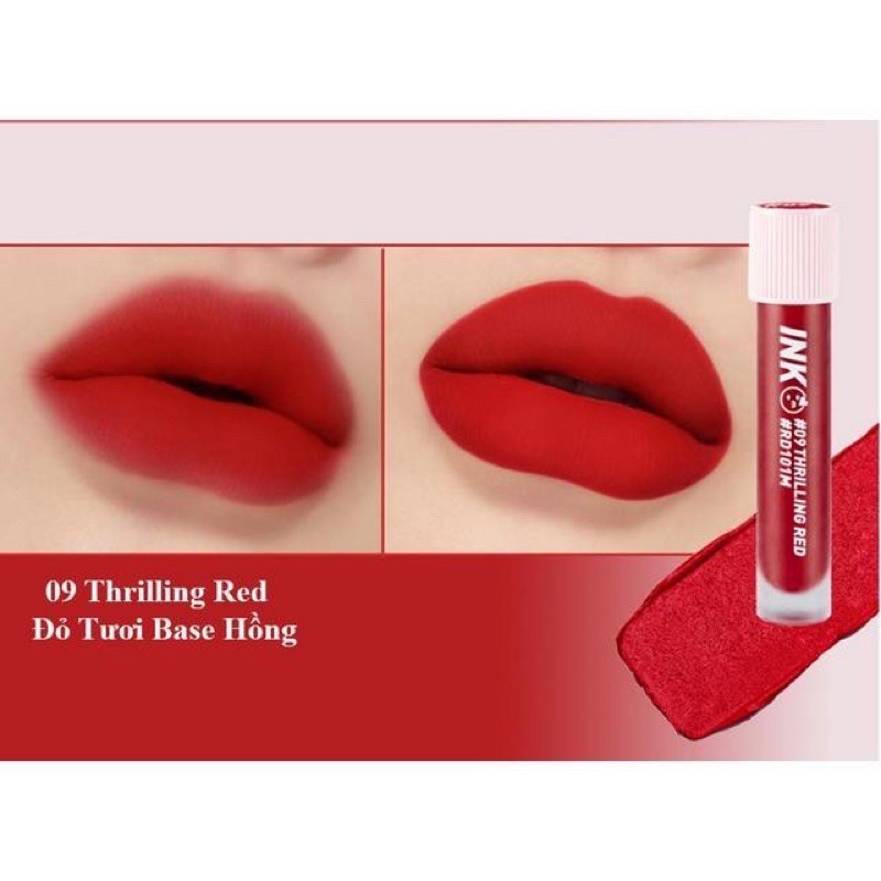 Son Kem Ink Peripera Matte Blur Tint sẵn màu 05,09