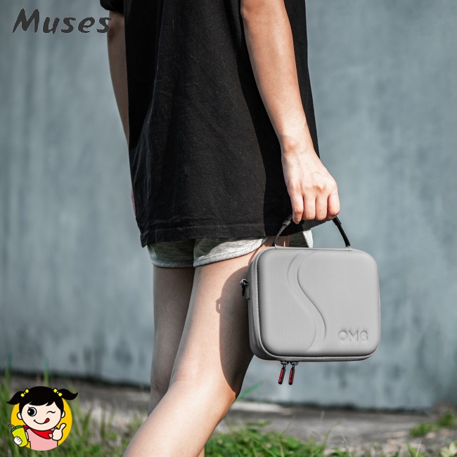 ready stock Portable Carrying Case Compatible For Dji Om 6 Handheld Gimbal Accessories Pu Leather Zipper Storage Bag