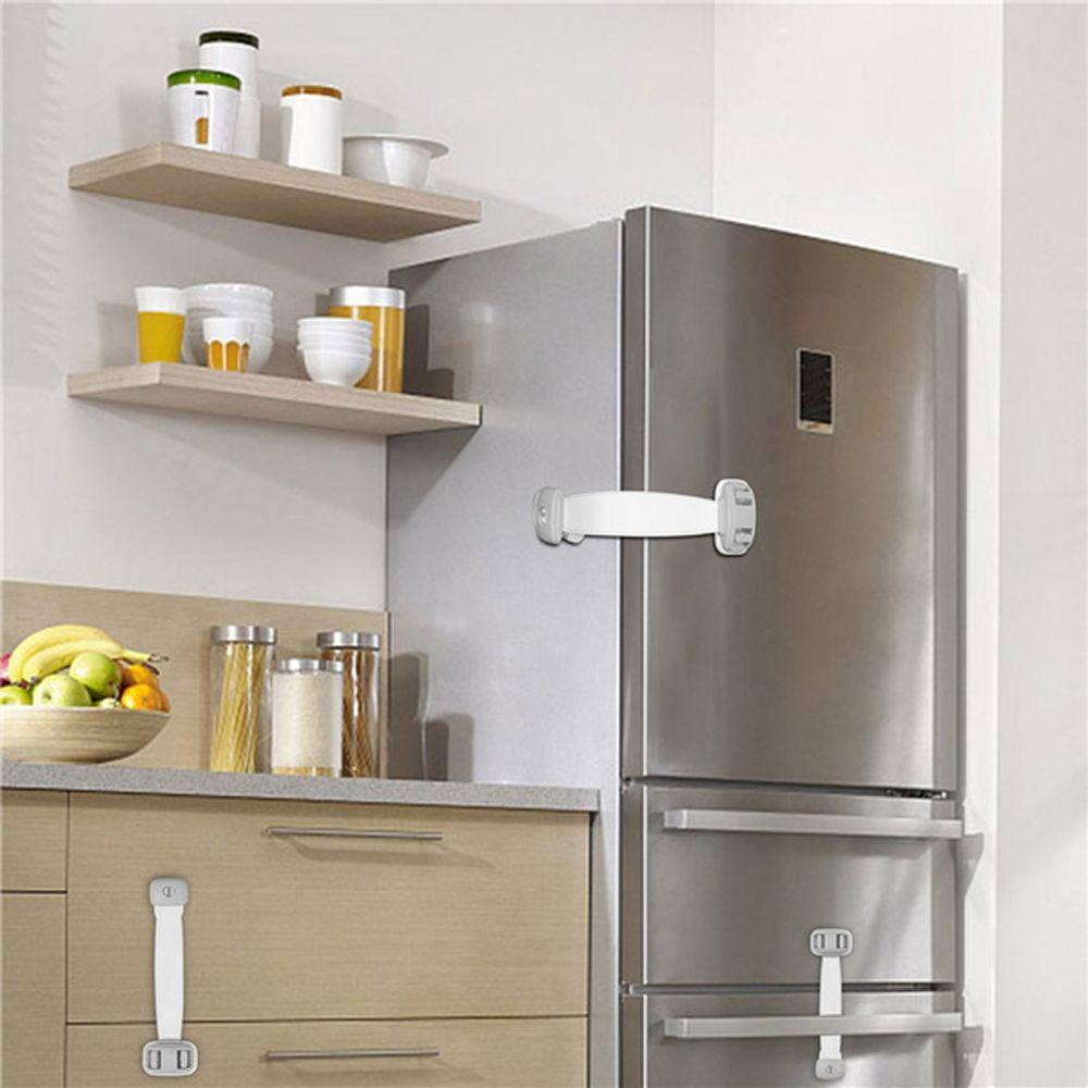 Dụng Cụ Khóa Cửa Tủ Lạnh / Tủ Quần Áo Chống Kẹp Tay An Toàn Cho Bé