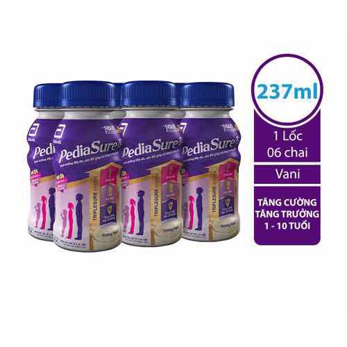 Lốc 6 Chai / hộp sữa nước PediaSure Vani/ Chocolate 237ml