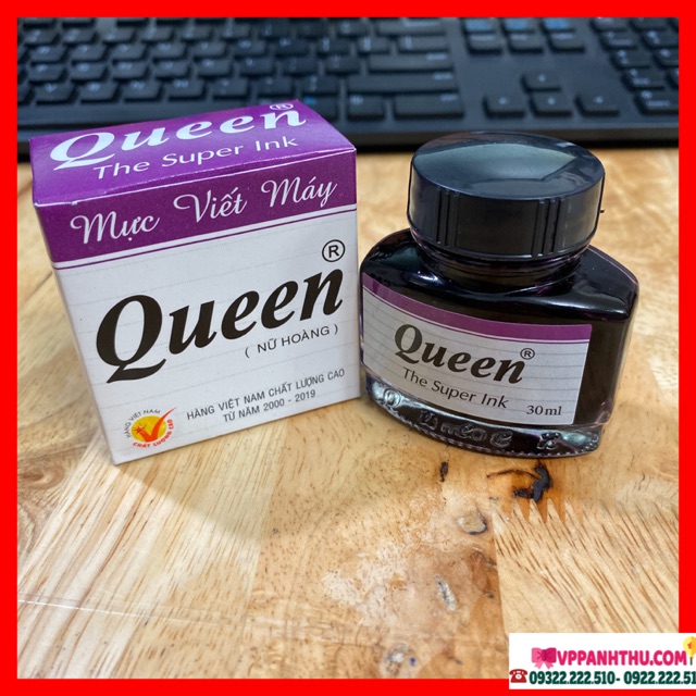 MỰC BƠM BÚT MÁY QUEEN (30ml)