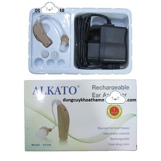 Máy Trợ Thính Không Dây Pin Sạc Alkato VT336