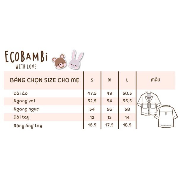 Áo sơ mi nữ cotton thêu mùa hè Ecobambi