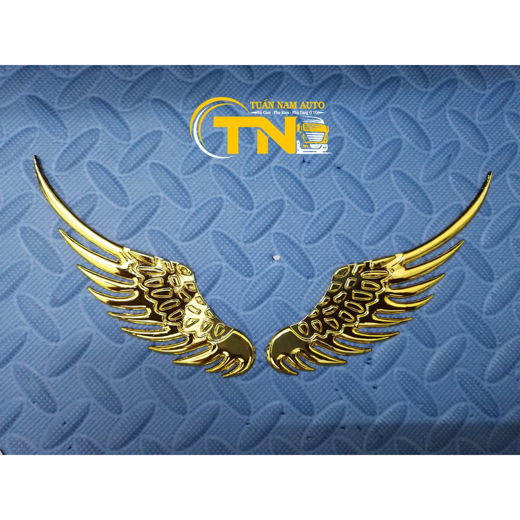 LOGO CÁNH CHIM 3D KIM LOẠI Ô TÔ XE HƠI SÁNG BÓNG SANG TRỌNG
