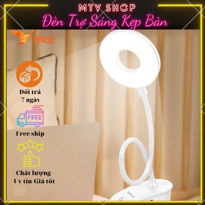 Đèn Trợ Sáng YAGE 💥 ĐÈN LED TIKTOK SIÊU SÁNG 💥 Cảm Ứng Thông Minh 💯 Nhiều Chế Độ Sáng Tiết Kiệm Điện, Bảo Vệ Mắt