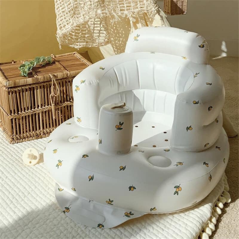 Ghế hơi tập ngồi cao cấp Playing họa tiết Gấu / Tulip / Oliu nội địa Trung