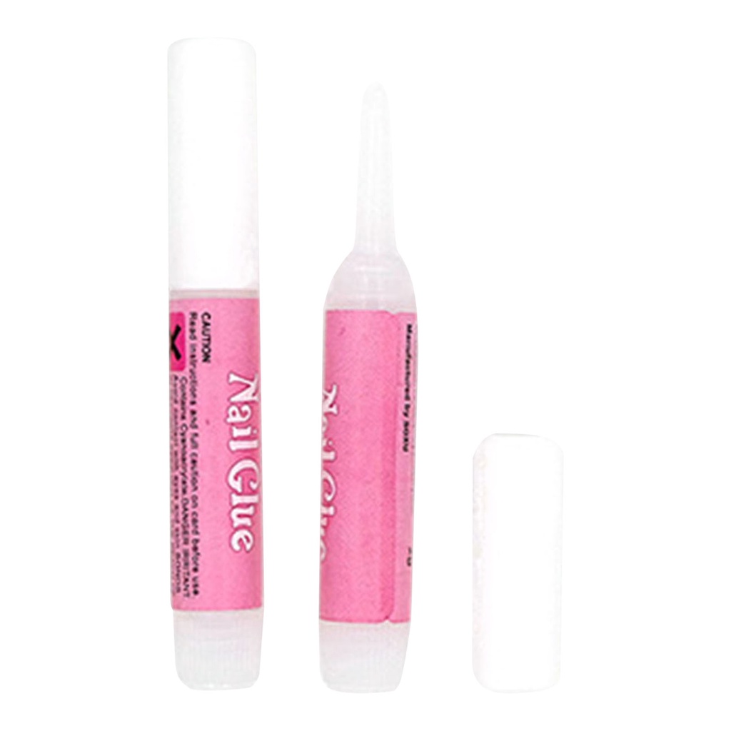 [Hàng mới về] Bộ 10 lọ keo dán 2g siêu nhẹ chuyên dụng cho đính đá trang trí móng tay chất lượng cao