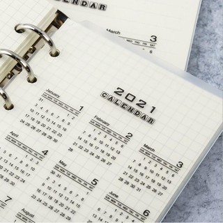LỊCH CHO PLANNER A5/A6 2021