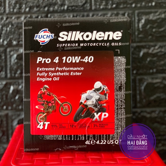 Nhớt Fuchs Silkolene Pro 4 10w40 4L