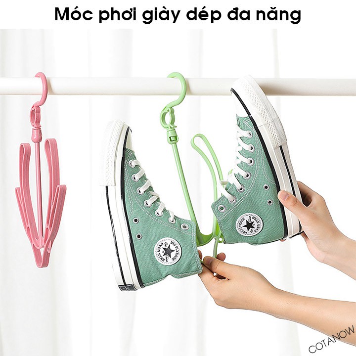 Móc Phơi Giày Dép Thông Minh 2 Đầu Đa Năng COTANOW