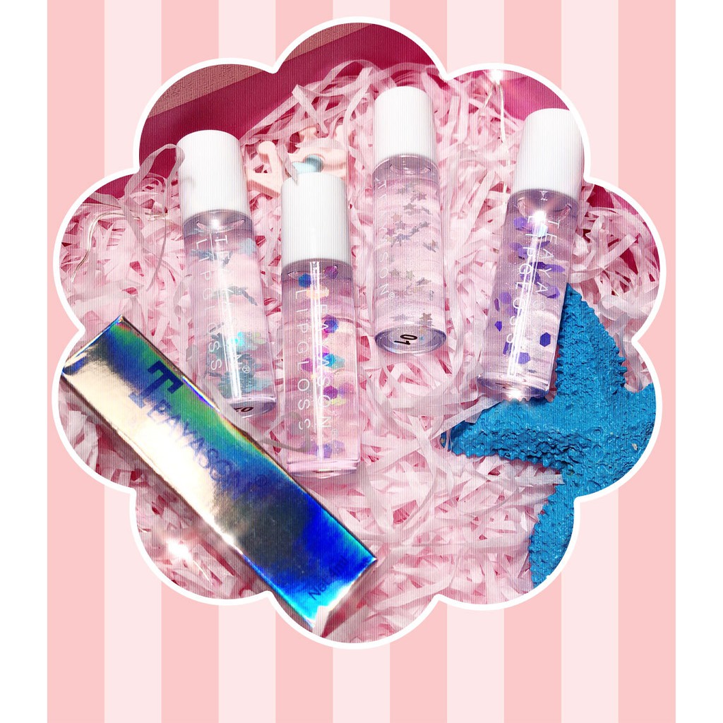 Son Bóng Dạng Lỏng In Hoa Dễ Thương Không Màu Dưỡng ẩm Trong Suốt | BigBuy360 - bigbuy360.vn