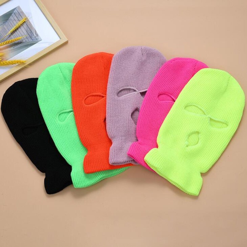 Mũ Trùm Đầu Khoét 3 Lỗ Hóa Trang Nhân Vật Balaclava