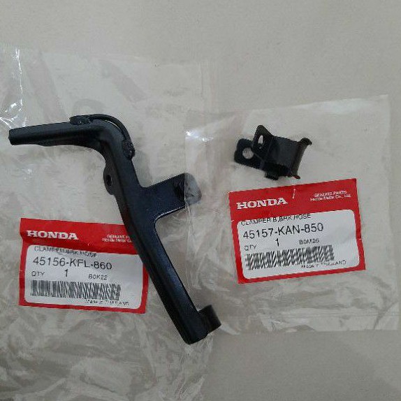 2 pass kẹp dây dầu trước xe WAVE thái, ZX, FUTURE 1 zin honda