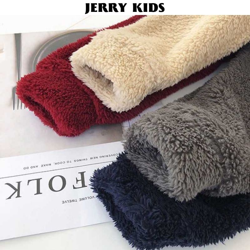 Áo nỉ hoodie lông tai gấu siêu ấm cho bé trai và bé gái 8-18kg