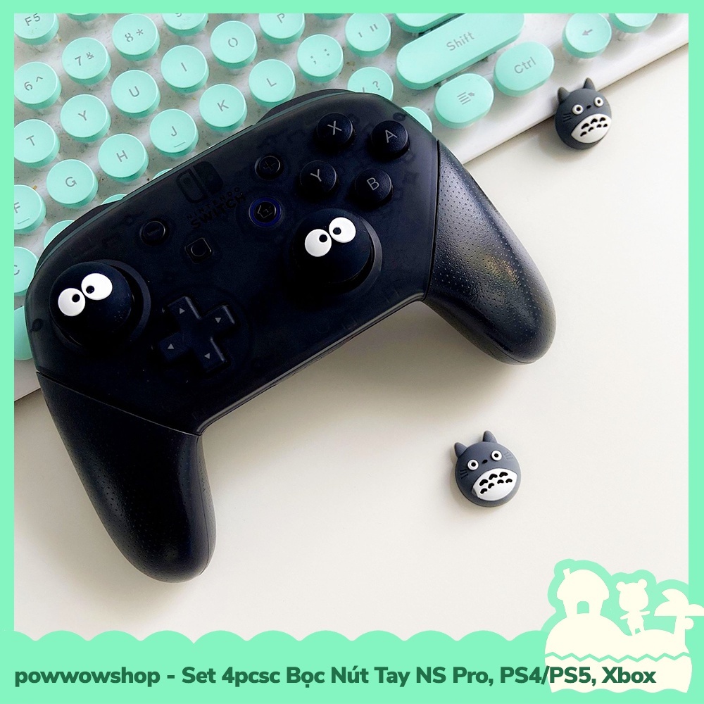 [Sẵn VN - Hỏa Tốc] Set 4Pcs Bọc Cần Xoay Analog Cho Tay Cầm Controller Nintendo Switch Pro, PS4, PS5, Xbox Cute Set Gami