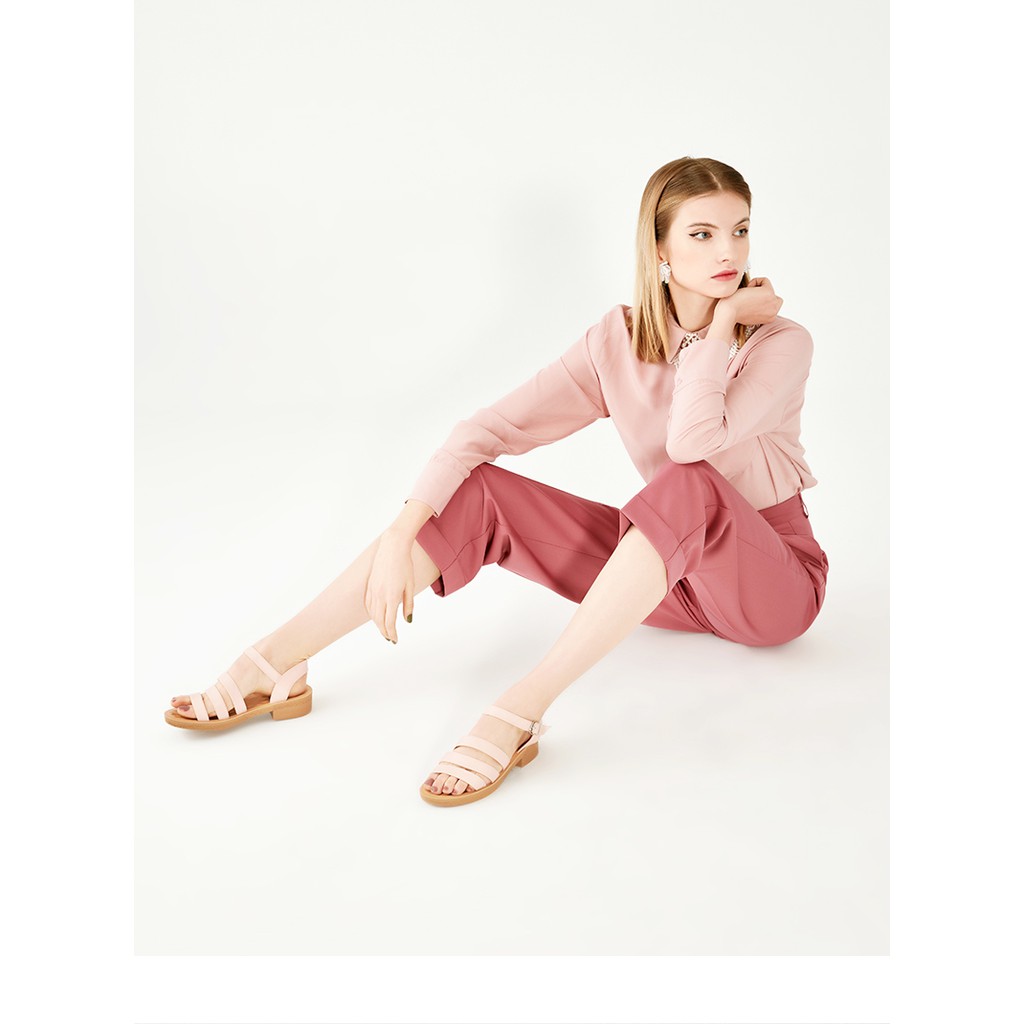 Sandal đế bằng Daphne quai dây sale sàn gót 4cm