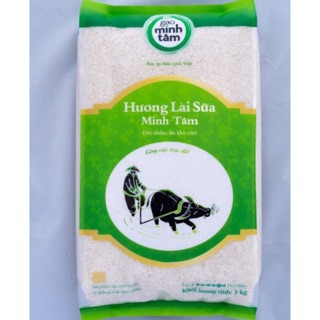 GẠO THƠM HƯƠNG LÀI SỮA - GẠO MINH TÂM( túi 5kg)