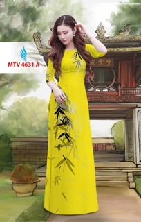 Vải áo dài lá trúc