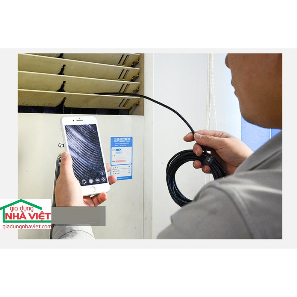 Camera nội soi đầu dò 5.5mm FullHD WiFi Inskam 109