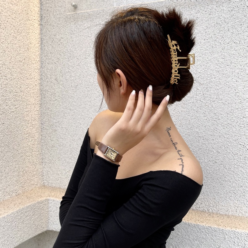 Kẹp Tóc Nữ Bằng Kim Loại Thiết Kế 3D Phong Cách Gothic Cá Tính