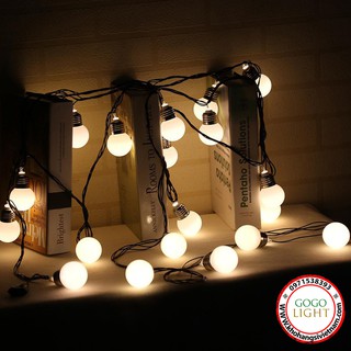 Dây Đèn Fairy Light 6m 20 Bóng Lớn 5 phân.