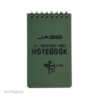 JoJo  Tactical Notebook All Weather Waterproof Writing Paper Note Book Military Outdoors Camping